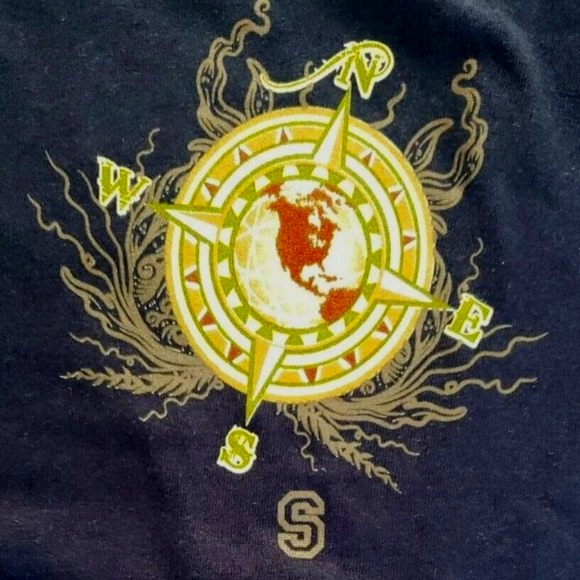 NORWEGIAN CRUISE LINE Star T-SHIRT Navy NWT- SIZE L - Picture 2 of 10